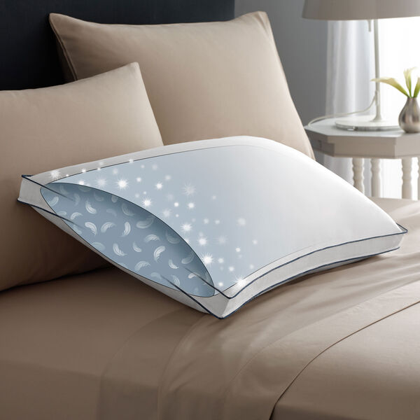 Double DownAround Medium Pillow Bed Pillows Illustration