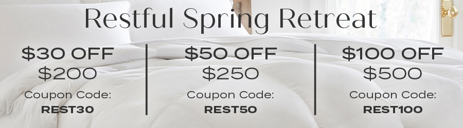 Restful Spring Retreat Sale