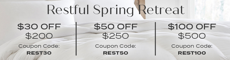 Restful Spring Retreat Sale
