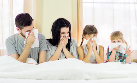 Family with allergies