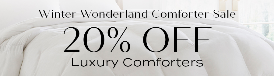 20% Off Comforters & Blankets