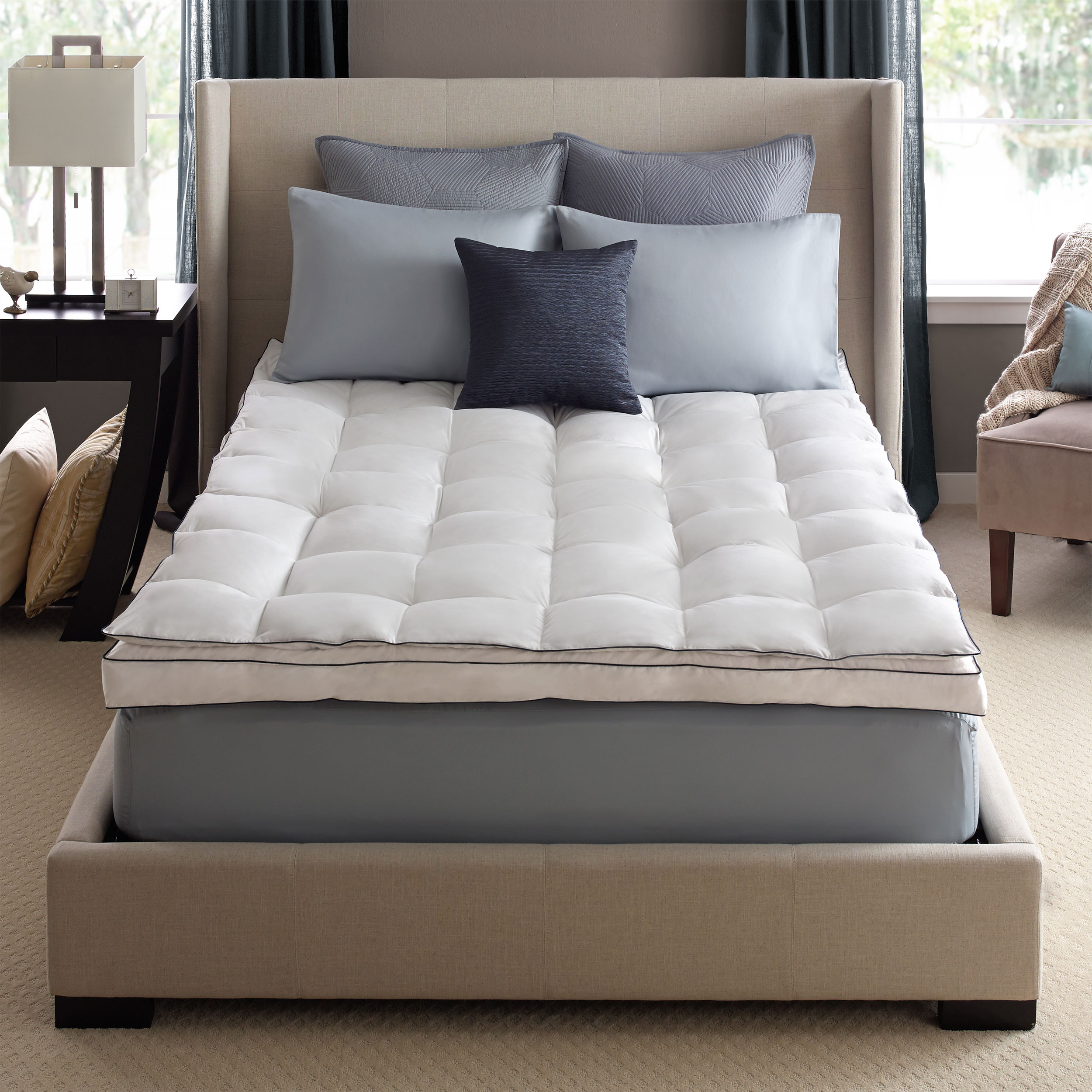 Feather bed cover