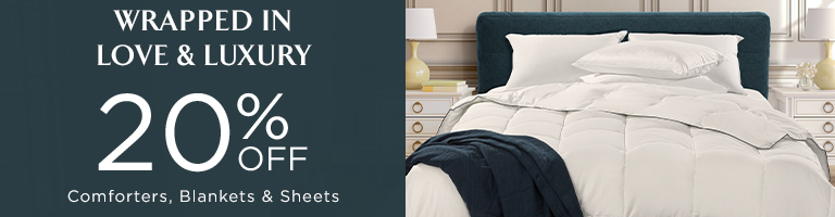 20% Off Comforters, Blankets, and Sheets