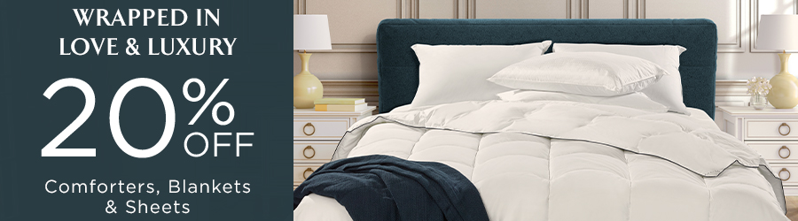 20% Off Comforters, Blankets, and Sheets