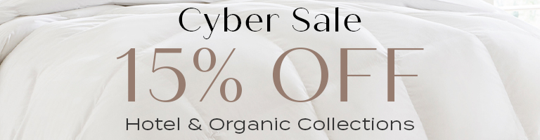 15% Off Hotel and Organic Collections