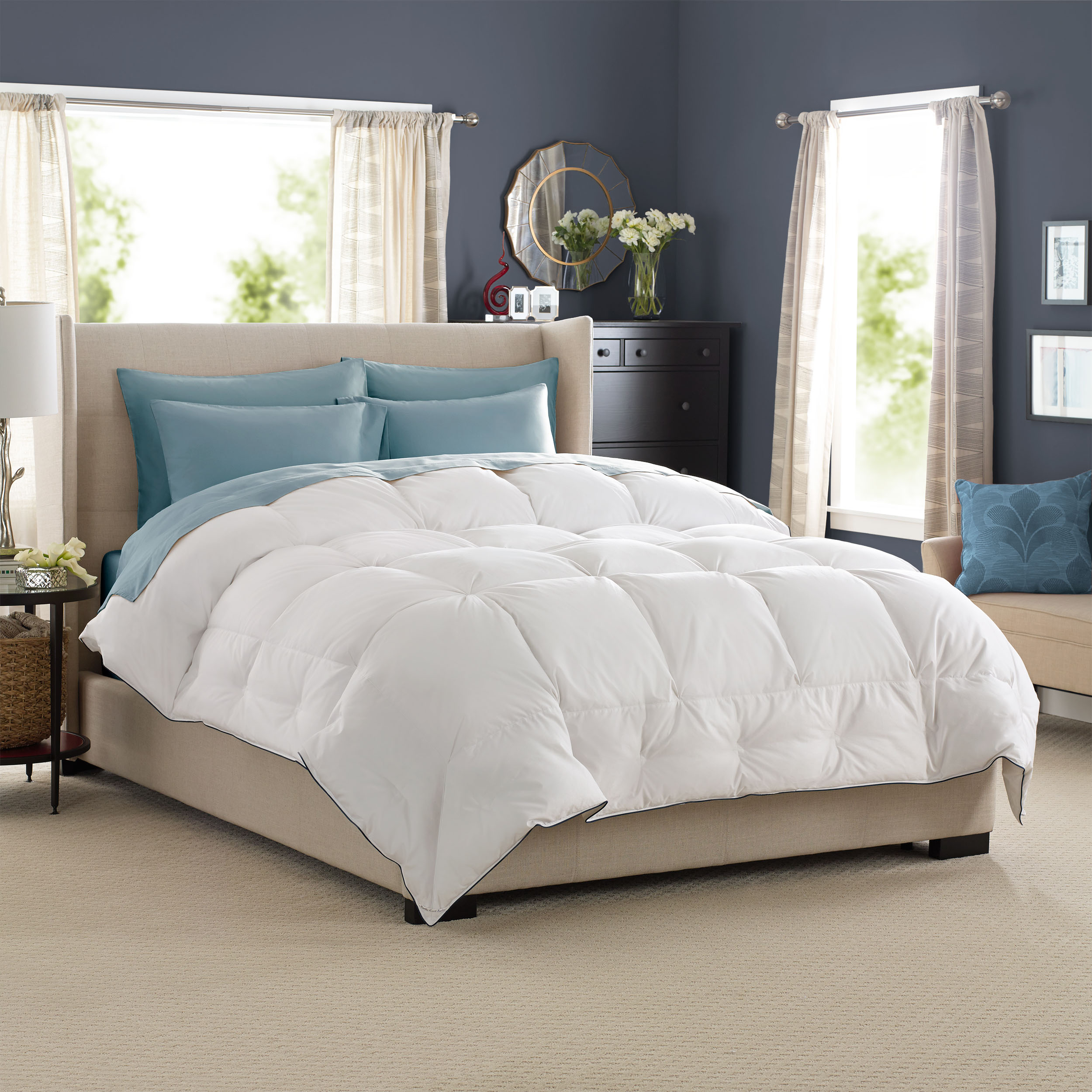 Pacific Coast Superloft Deluxe Comforter 500 Thread Count 600 Fill Power White Goose Down - King/calking