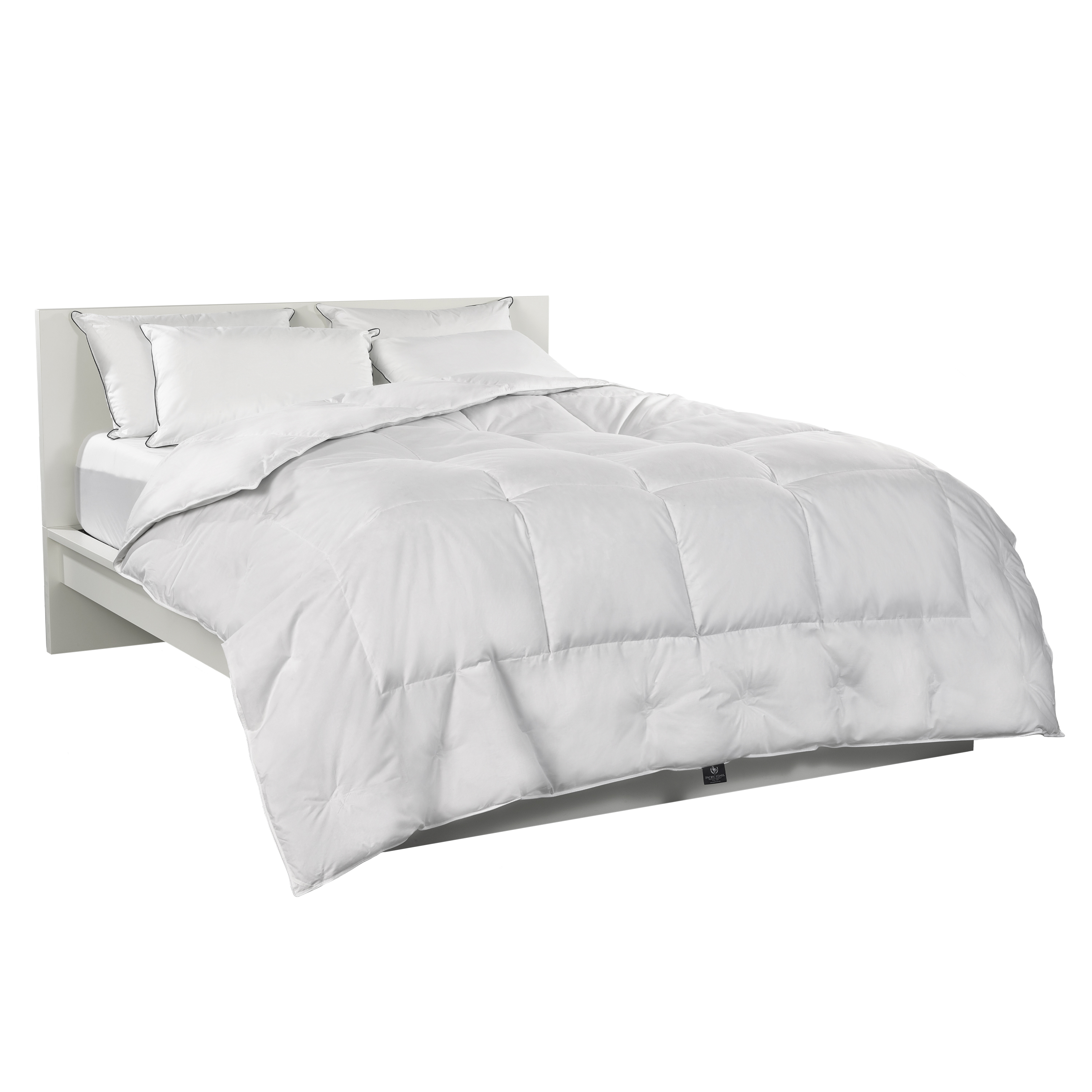 Pacific Coast Down Comforter King Size Cozy White Down Allerrest Fabric New 